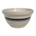 Ohio Stoneware Dominion Ceramic Mixing Bowl 8 in. Blue / White 12072